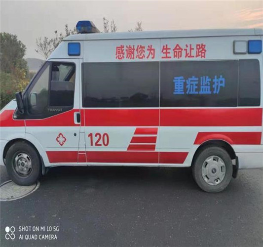 喀喇沁救护车出租服务案例3